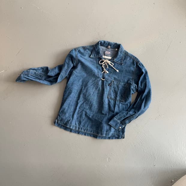 블루블루재팬 데님 풀오버