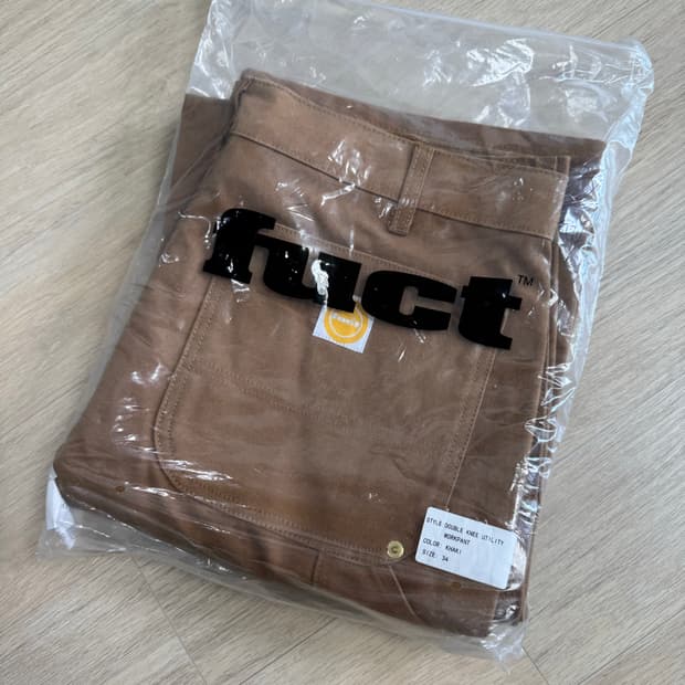 34 퍽트 FUCT 더블니 워크팬츠