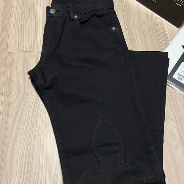 정품 크롬하츠 플레어니 팬츠