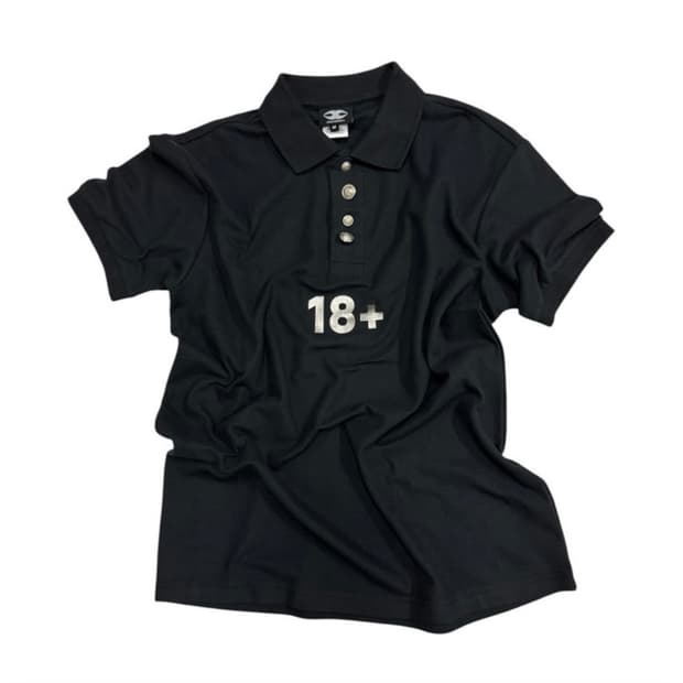 18+ polo tee black m size 삽니다 (판매X)