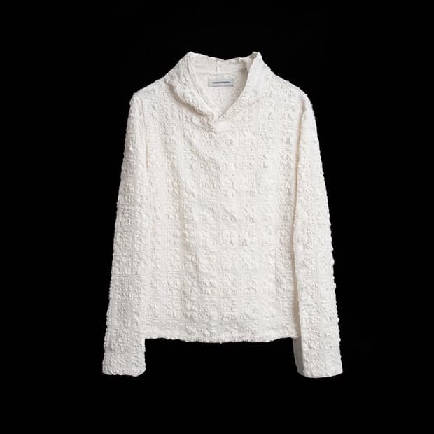 999휴머니티 엠보 후디 (아이보리)