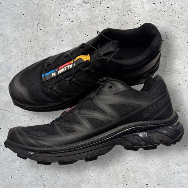 [275] 살로몬 XT-6 블랙 트레일 러닝화