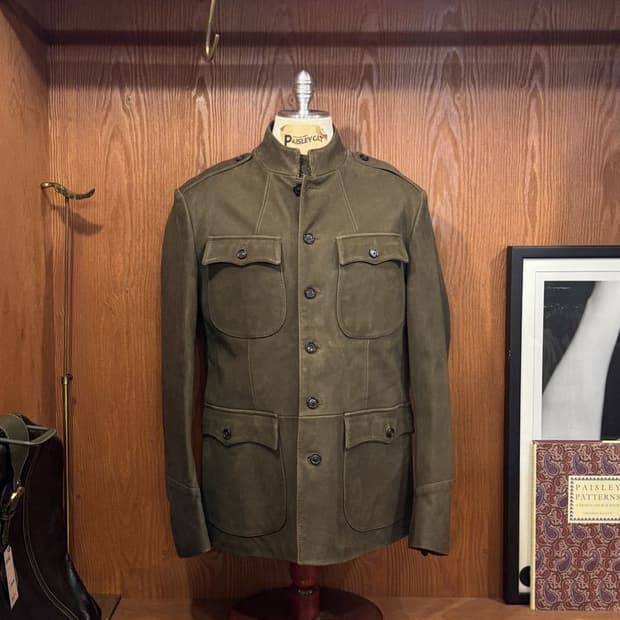 랄프로렌 퍼플라벨 램스틴 자켓