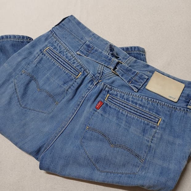 levis 리바이스 신치백 반바지 데님 청바지