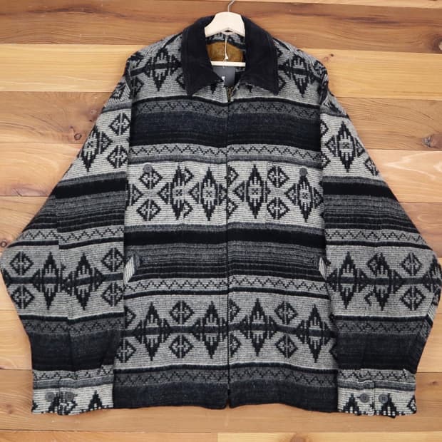 울리치 나바호패턴 울 자켓