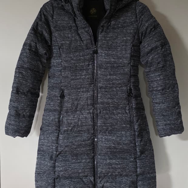 코오롱스포츠 여성 구스다운 롱패딩 . 
싸이즈  85.