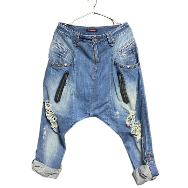 Algonquins print denim pants