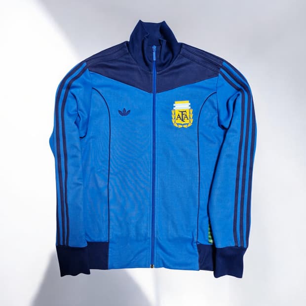 아디다스 올드 아르헨티나 트랙탑 블루 M