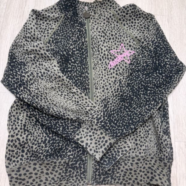 히스테릭 글래머 레오파드 집업