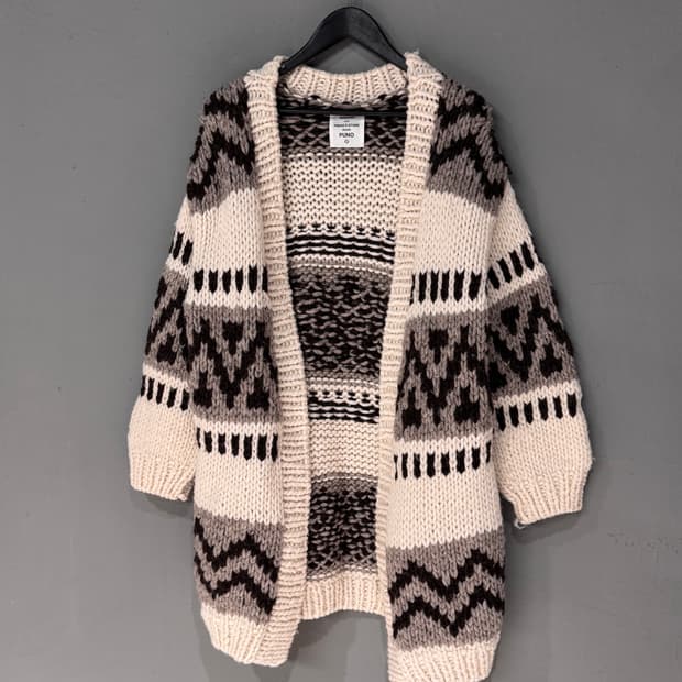 프릭스스토어 x Nakayama 울 코위찬 가디건