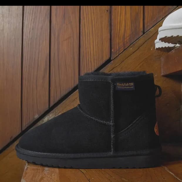 락피쉬웨더웨어 오리지널 윈터 부츠 숏(6인치) 블랙