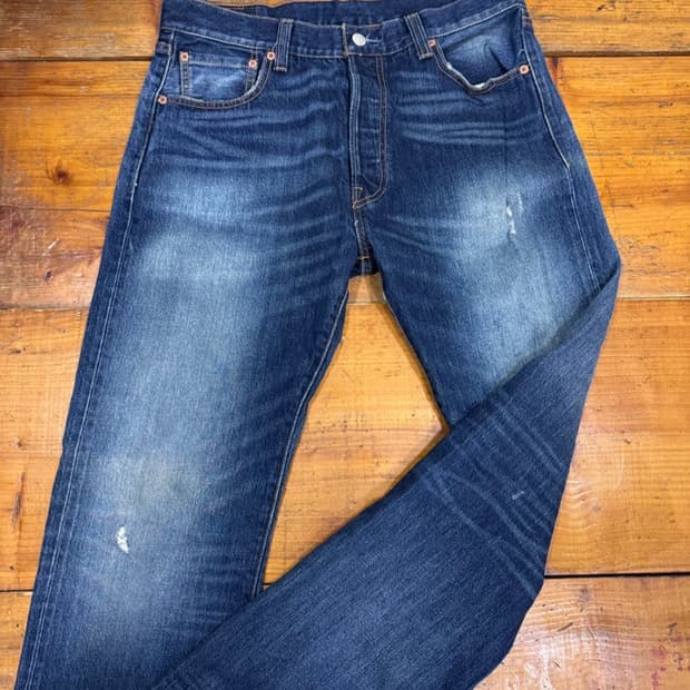 리바이스 501 청바지 허리 34 깨끗해요