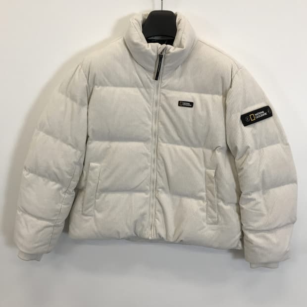 내셔널지오그래픽 코듀로이 덕다운 숏패딩 [S]