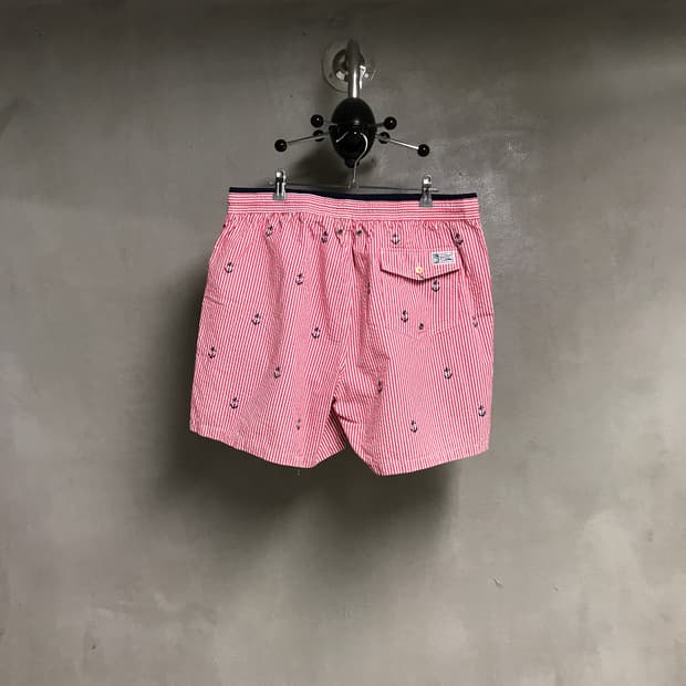 폴로 랄프로렌 멀티 로고 스윔 팬츠 XXL