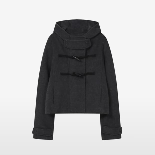 미세키서울 코트 Duffle hoodie short coat