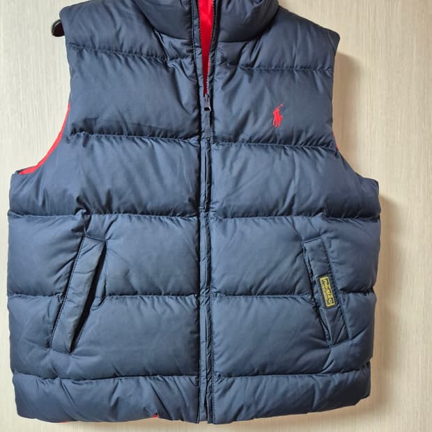 폴로 랄프로렌 다운 패딩 조끼 여성 55 양면베스트 리버시블