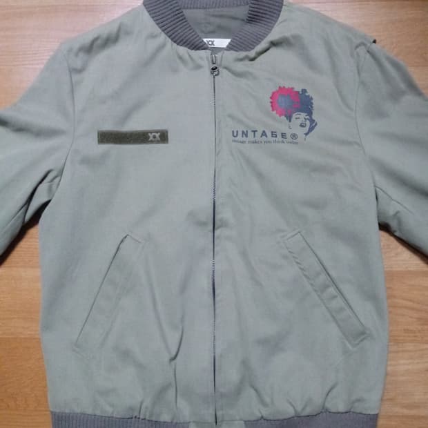언티지(UNTAGE) 블루종 코튼 점퍼 95~100