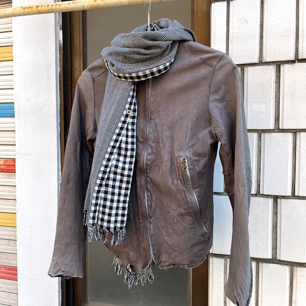 Sisii 싱글 지퍼 라이더 가죽 자켓