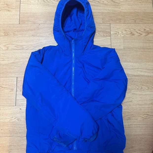 (Free size) 코발트 풀집업 후드패딩자켓