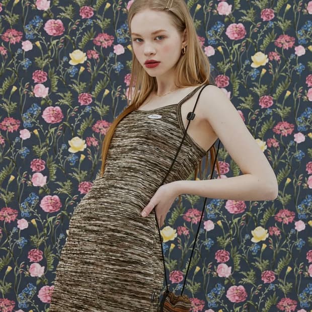 팬시클럽 보헤미안 나시원피스