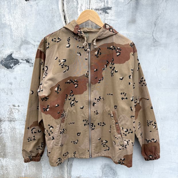 Cab clothing 캡클로딩 카모 후드 자켓
