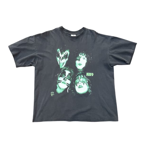 빈티지 90s KISS 키스 밴드 티셔츠