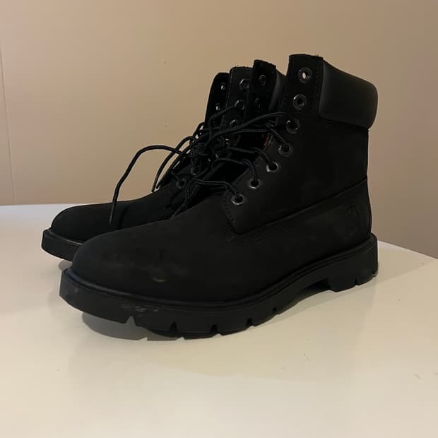 팀버랜드 6인치 프리미엄 워터프루프 블랙 부츠
