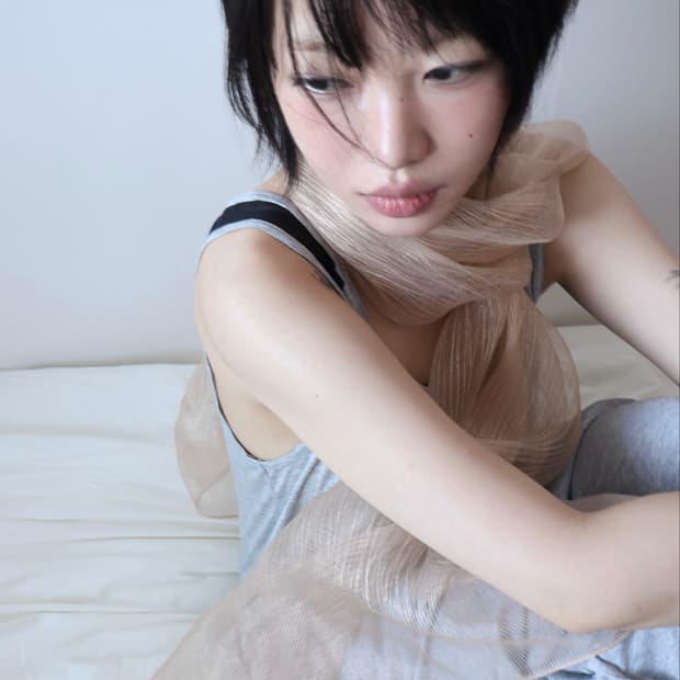 mist silk scarf