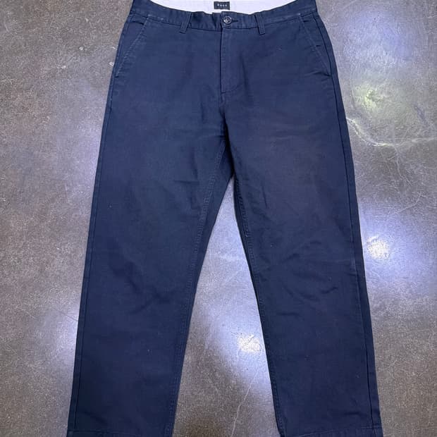 오베이 코튼 치노팬츠 레귤러핏 네이비 33