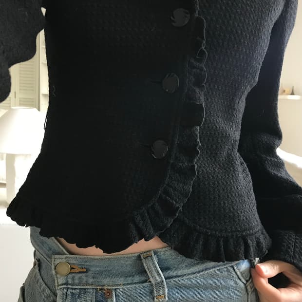 vintage frill jacket