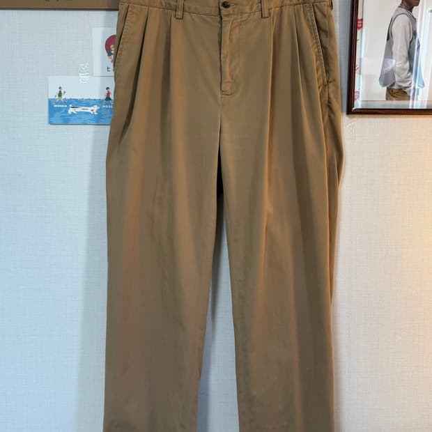 (34) 폴로 랄프로렌 투턱 치노팬츠 베이지