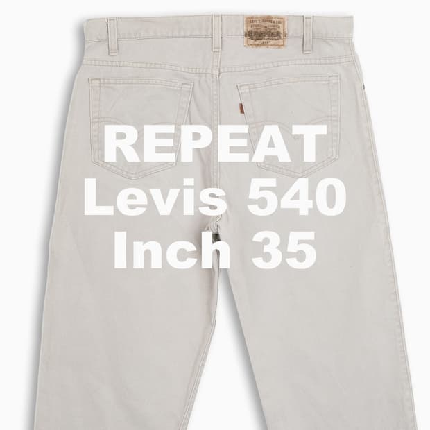 빈티지 리바이스 540 90s 35 인치 OR5403604