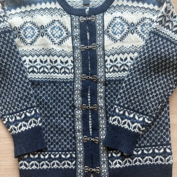 Woolrich 니트 가디건 L