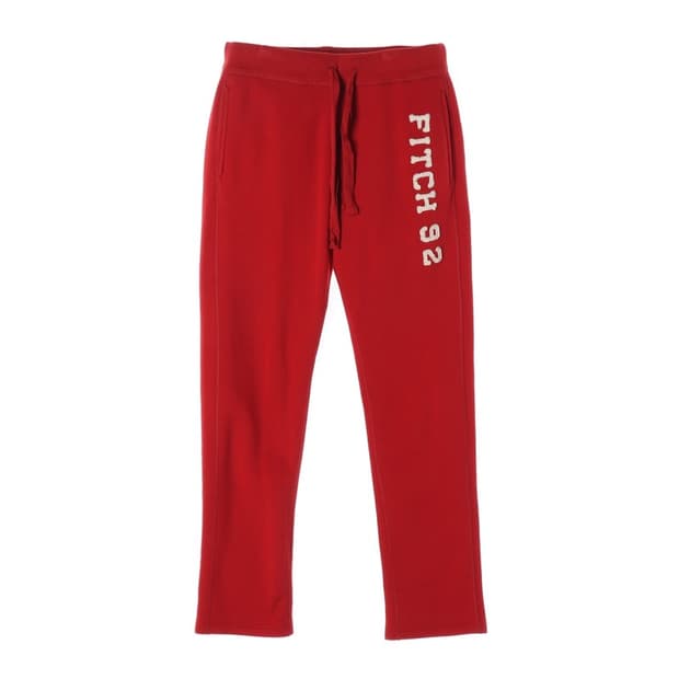 ABERCROMBIE & FITCH 레터링 스웨트 팬츠 M