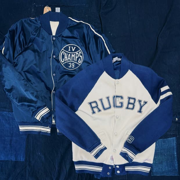 럭비 랄프로렌 IV 챔프 ‘39 리버시블 바시티 자켓 S