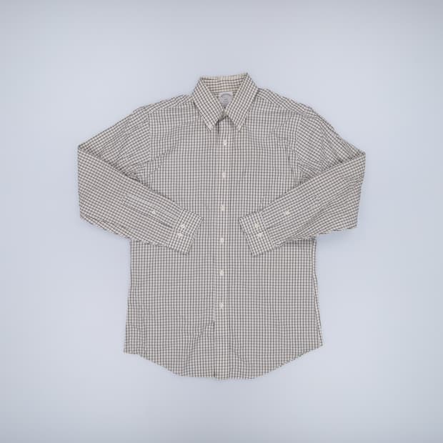 [실측] 브룩스브라더스 체크 셔츠 0119H2