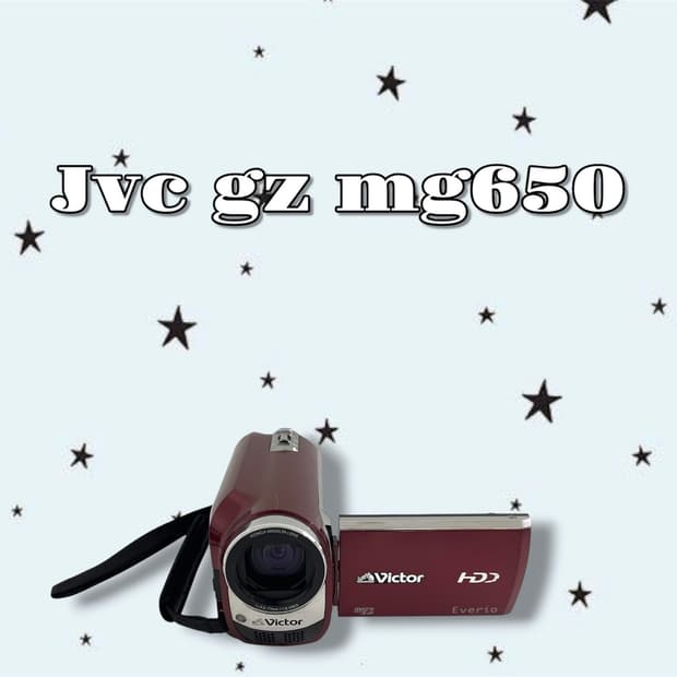작례0 / 특가/ Jvc mg650 빈티지 캠코더