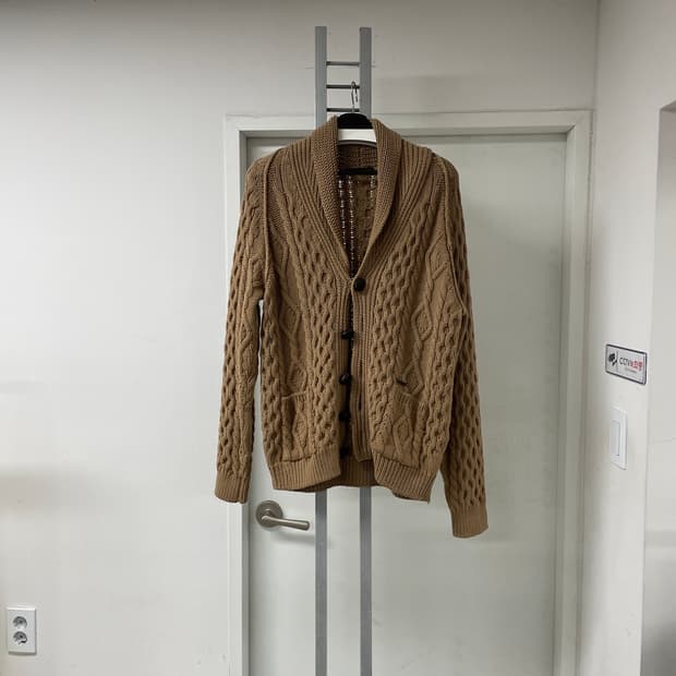 디스퀘어드2 숄카라 가디건 베이지 M 