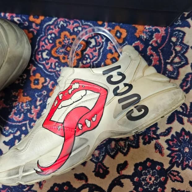 구찌(GUCCI) 더티 라이톤 입술 스니커즈 6 size(255-260)