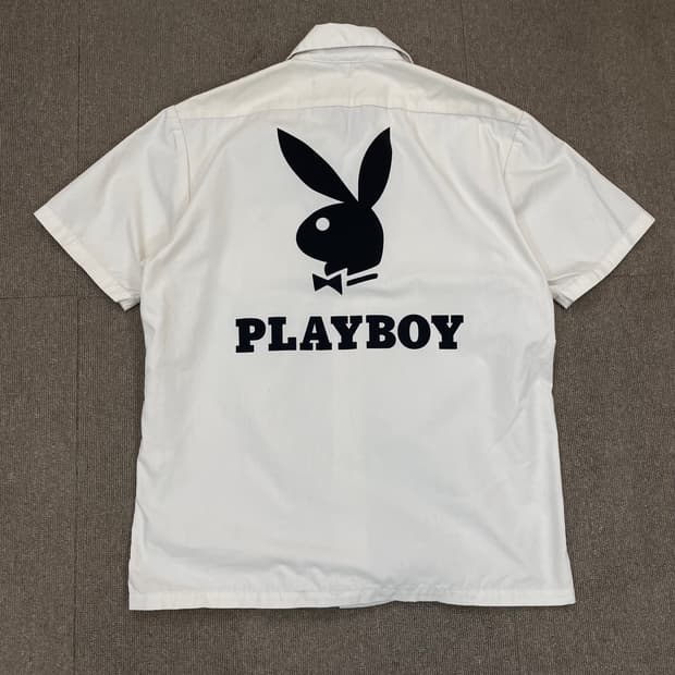 playboy x Schott 플레이보이 쇼트 콜라보 하프셔츠 s 