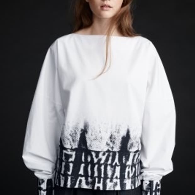 H&M 디자인 어워드 2015 XIMON LEE 블라우스