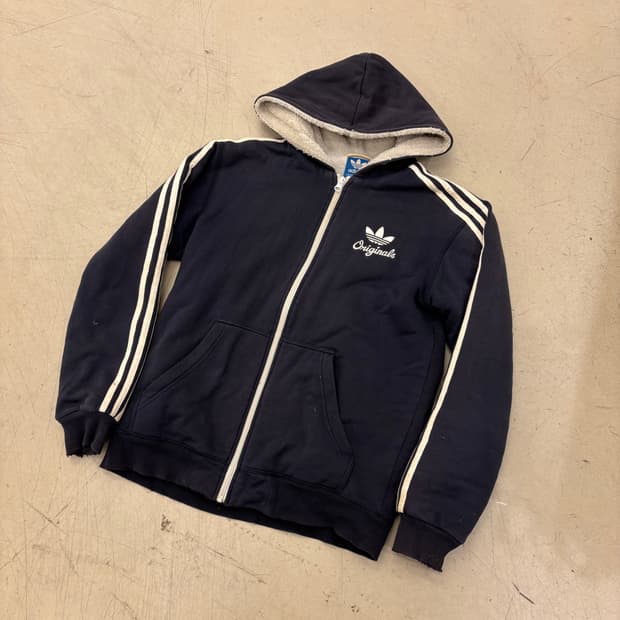 아디다스 오리지널 양털 후드집업