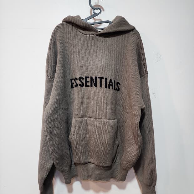에센셜 피어오브갓 니트 후드티 XL