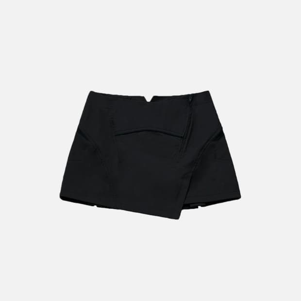 에이시넥틱스 스커트 aesynctx PLEATED MINI SKIRT