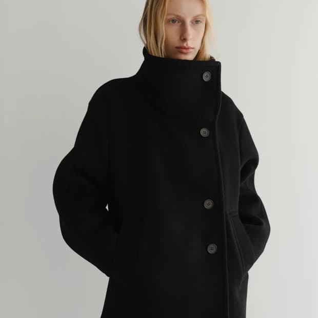 EAAH hayes half coat black