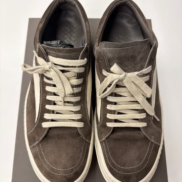 릭오웬스 빈티지 스니커즈 릭반스 스웨이드