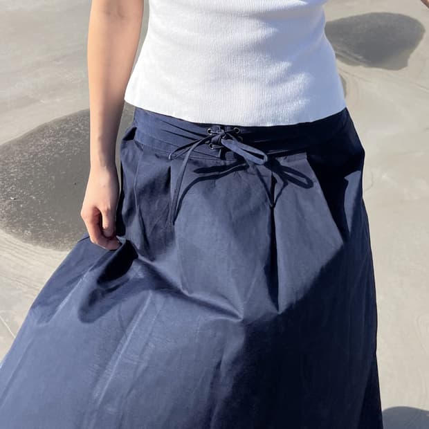 Tie Waist Skirt 타이 웨이스트 스커트