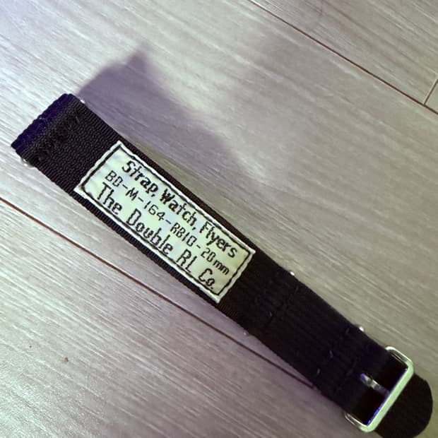 rrl 더블알엘 워치 스트랩 블랙