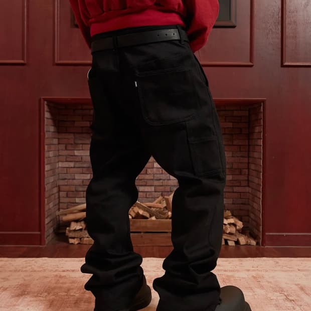 아르반 루터스 새깅 플레어 팬츠_솔리드 블랙 4