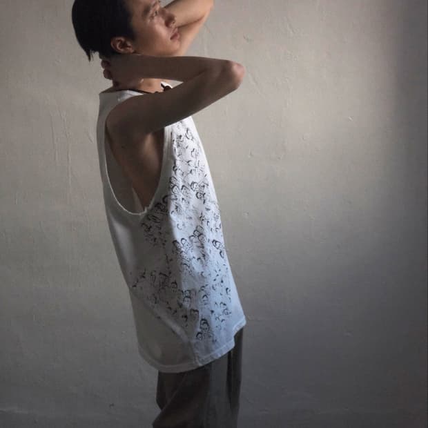 CHIAGUN PRINTED White Sleeveless